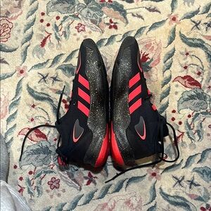 Adidas Black and Red Sneakers